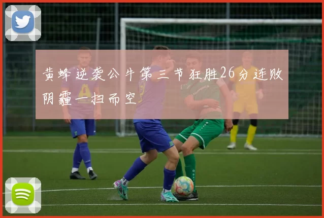 黄蜂逆袭公牛第三节狂胜26分连败阴霾一扫而空